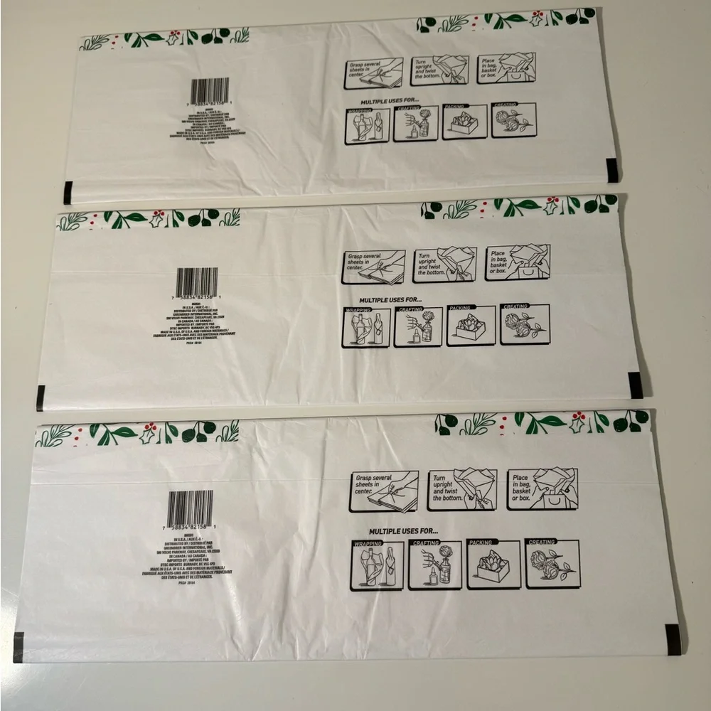 48 Sheets - Gift Tissue - NWT - Premium Quality Wrapping Tissue Paper - 20 x 20